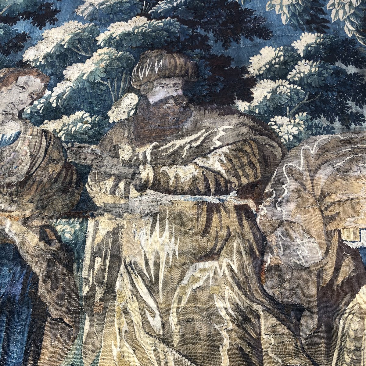 Grande tapisserie Aubusson, XVIIème .-photo-3