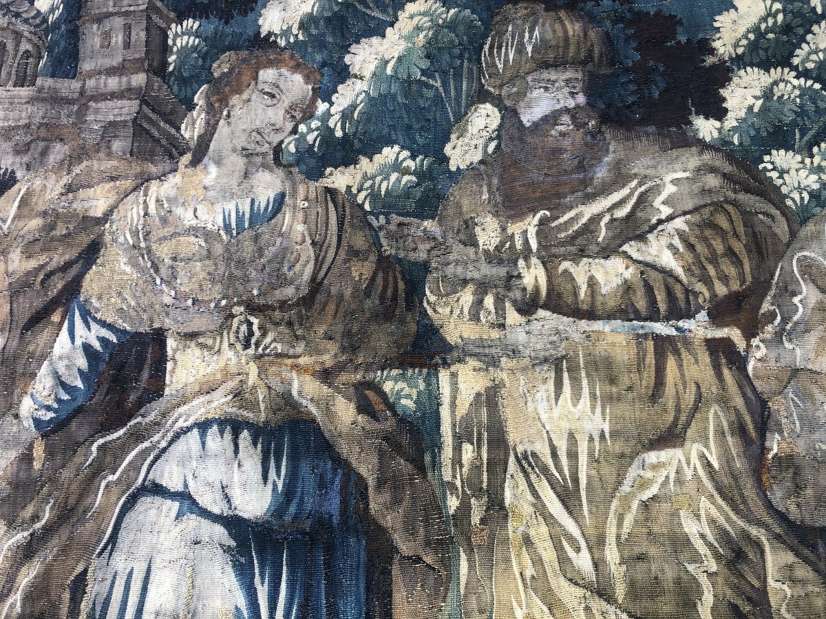 Grande tapisserie Aubusson, XVIIème .-photo-6