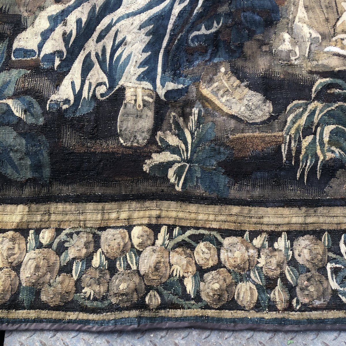 Grande tapisserie Aubusson, XVIIème .-photo-1