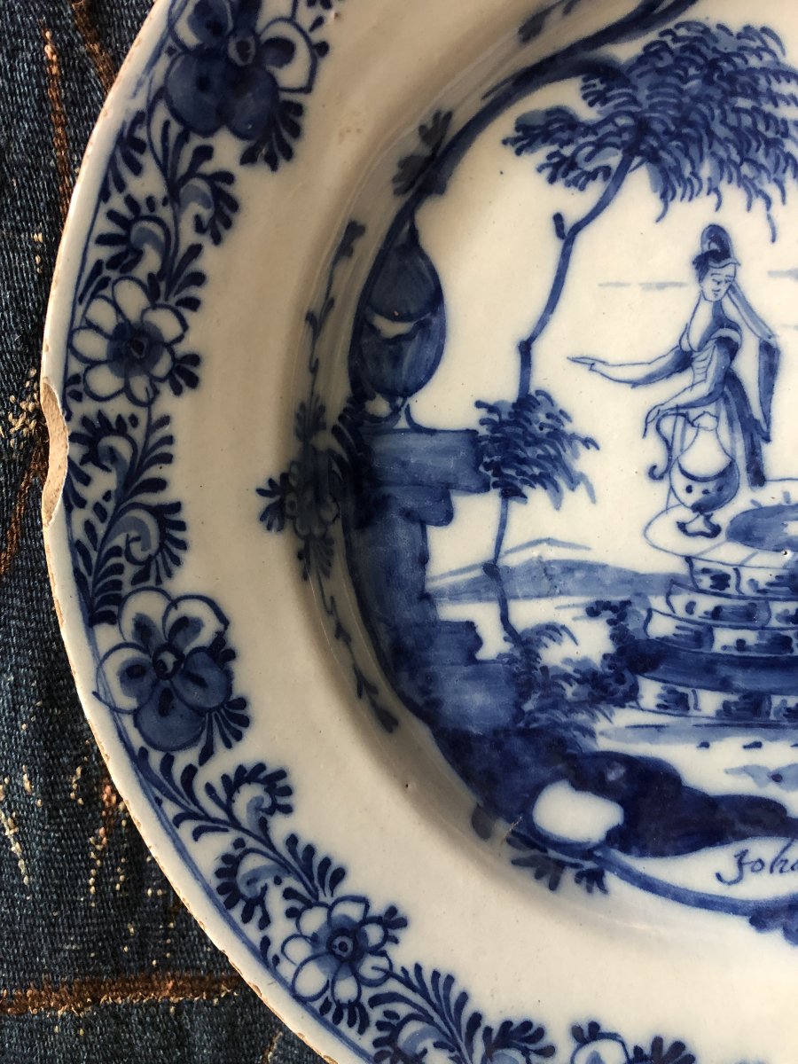 Delft Plate "noli Me Tangere" -photo-3