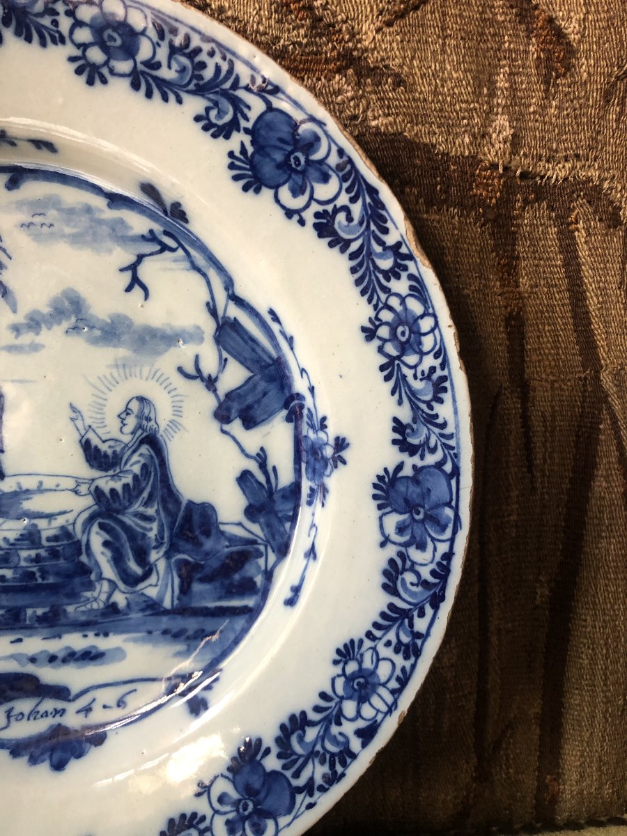 Delft Plate "noli Me Tangere" -photo-4