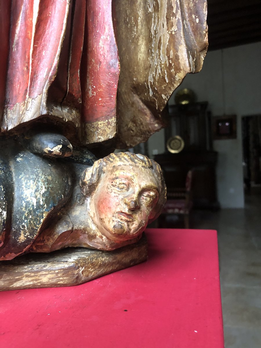 Vierge, XVIIème .-photo-2