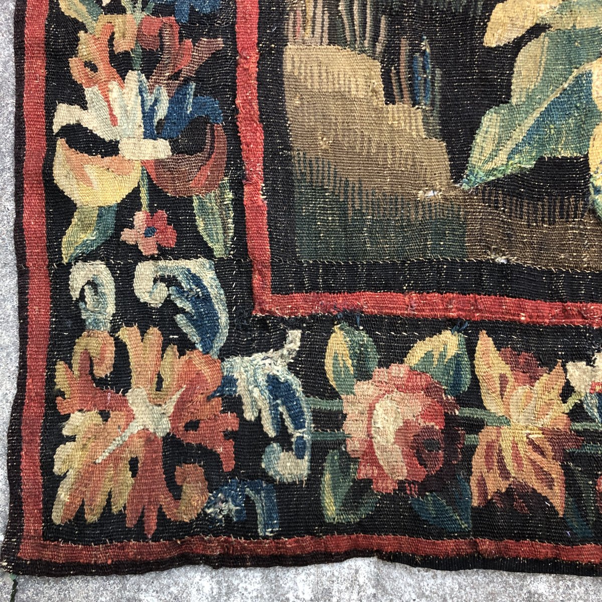 Tapisserie Aubusson, XVIIIème .-photo-2