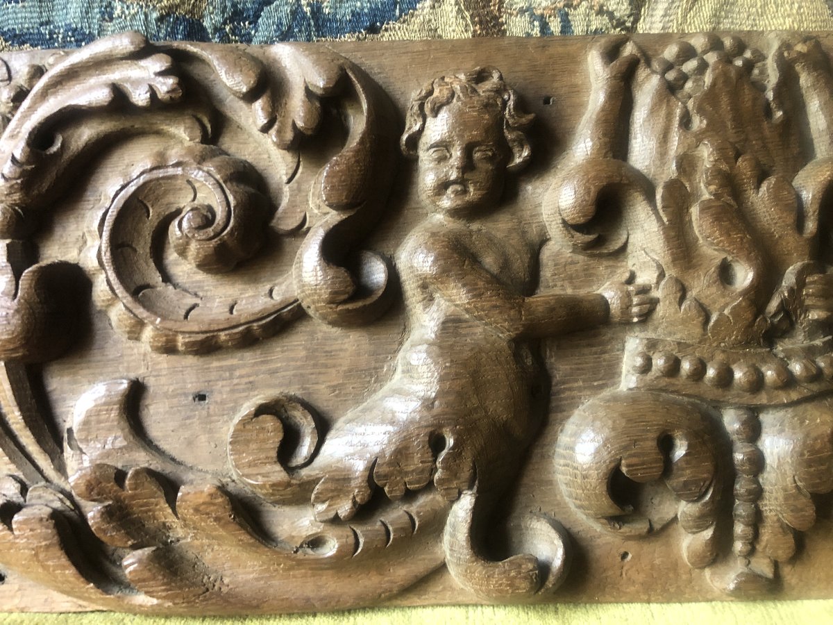 Large Panel, 18th Century.-photo-5
