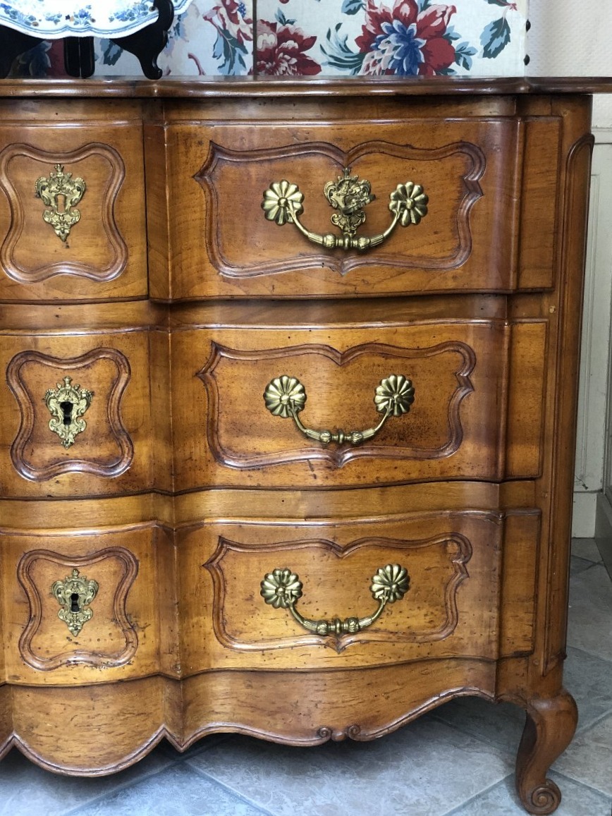 Crossbow Chest Of Drawers, 18th Century.-photo-2