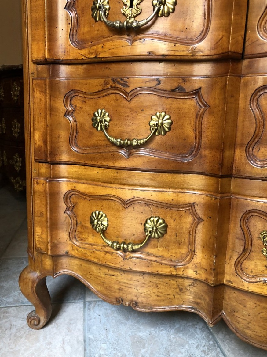 Crossbow Chest Of Drawers, 18th Century.-photo-7