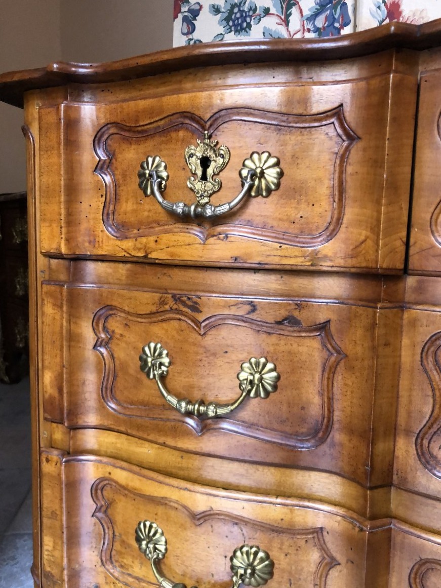 Crossbow Chest Of Drawers, 18th Century.-photo-8