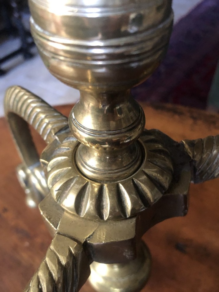 Candlestick, 18th Century.-photo-1