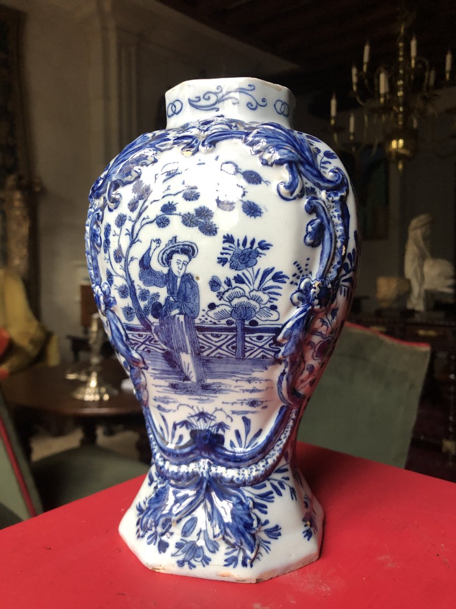 Delft Vase, 18th Century.