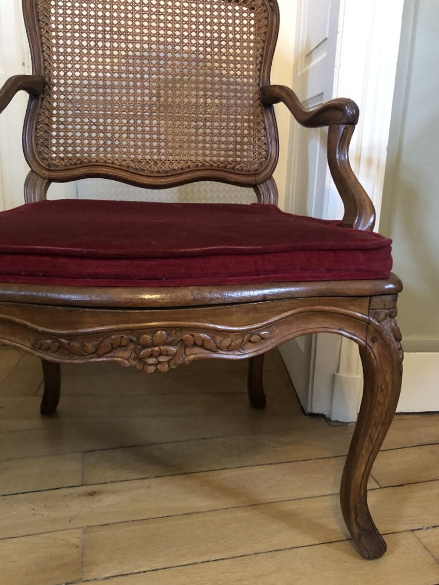 18th-century Wicker Armchairs.-photo-4