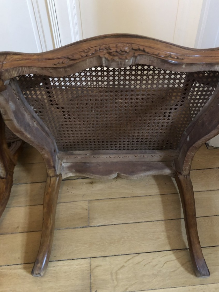 18th-century Wicker Armchairs.-photo-6
