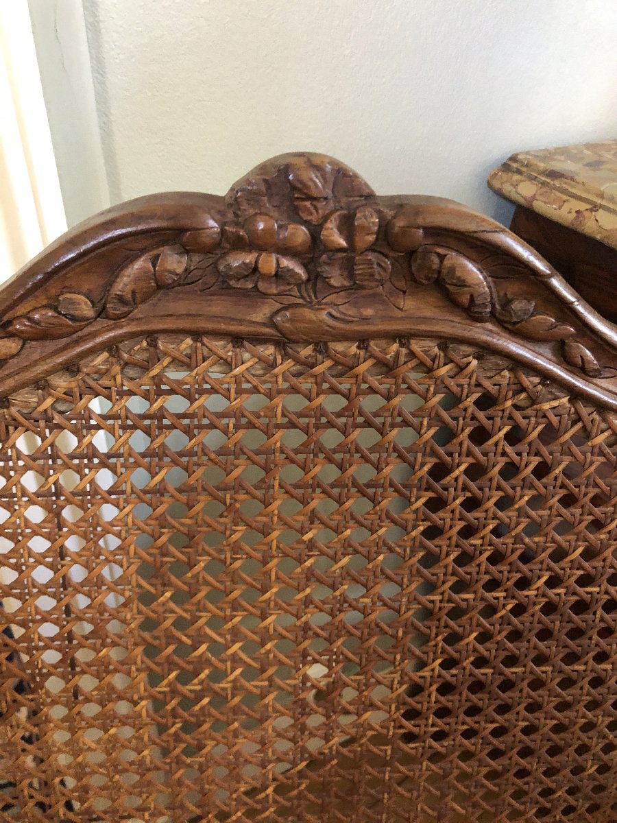 18th-century Wicker Armchairs.-photo-7