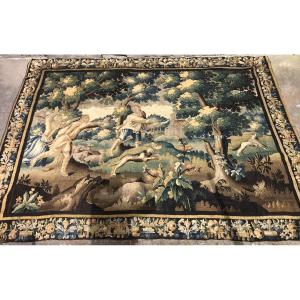 Grande tapisserie Aubusson, XVIIème .