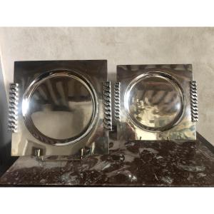 Pair Of Despres Dishes