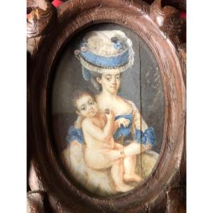 Miniature, XVIIIème .