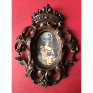 Miniature, XVIIIème .