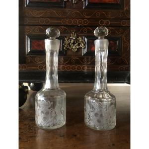 Pair Of Flasks, 18th Century.