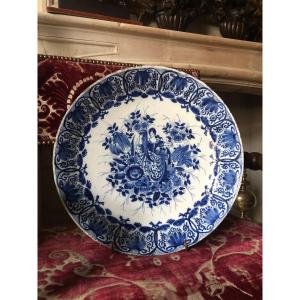 Large Delft Dish, 18th Century.