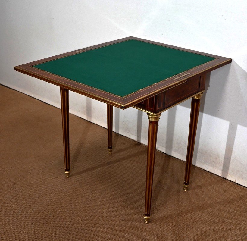 Multifunction Center Table, Louis XVI Style - Late 19th Century-photo-4