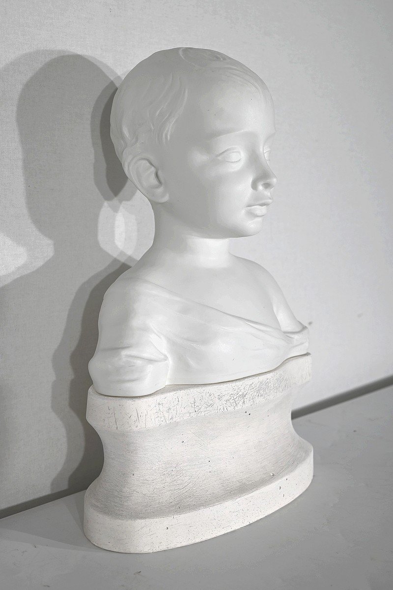 Buste D’enfant En Biscuit De Limoges – Début XXe-photo-2