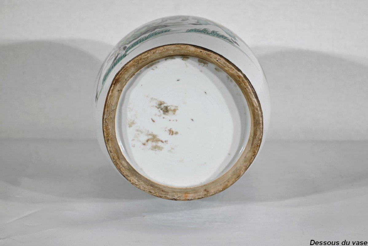 Important Chinese Porcelain Vase - Twentieth-photo-8