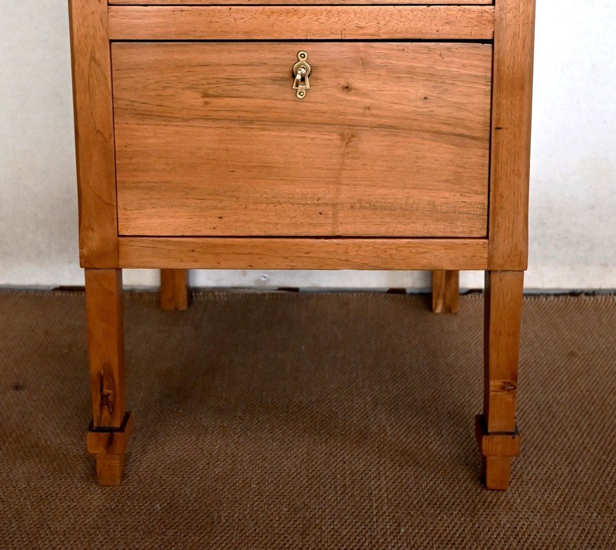 Small Scriban Cabinet In Walnut, Directoire Taste - Early Twentieth-photo-1