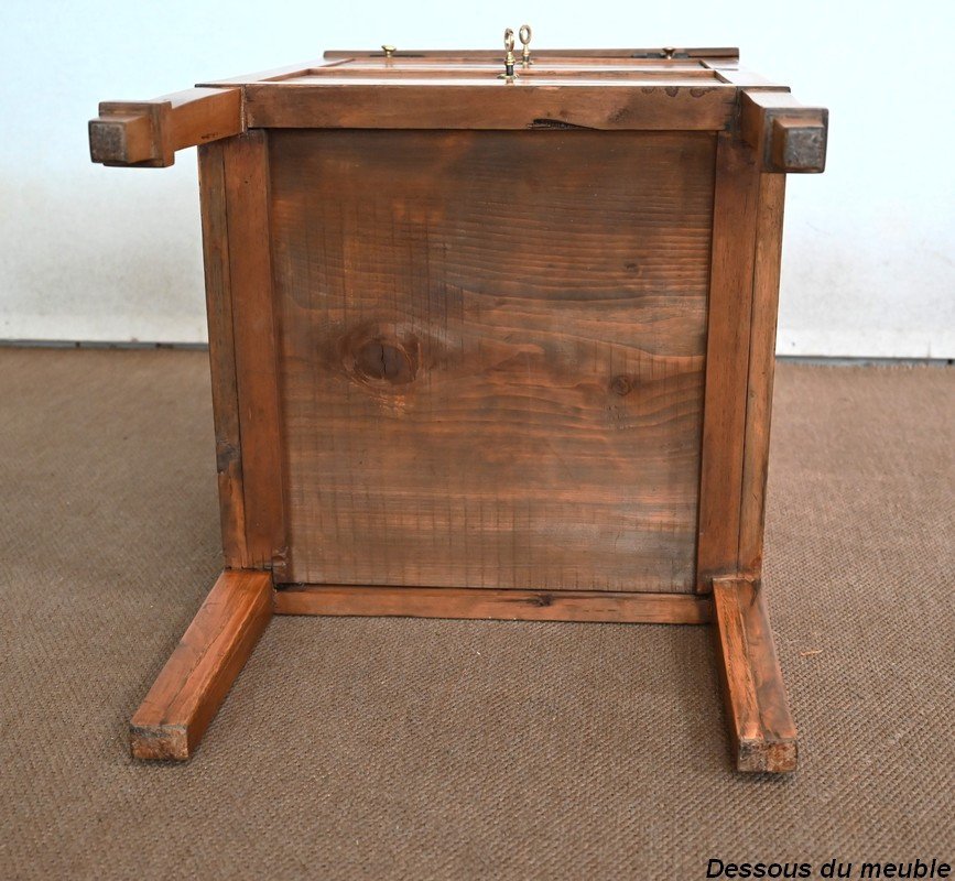 Small Scriban Cabinet In Walnut, Directoire Taste - Early Twentieth-photo-8