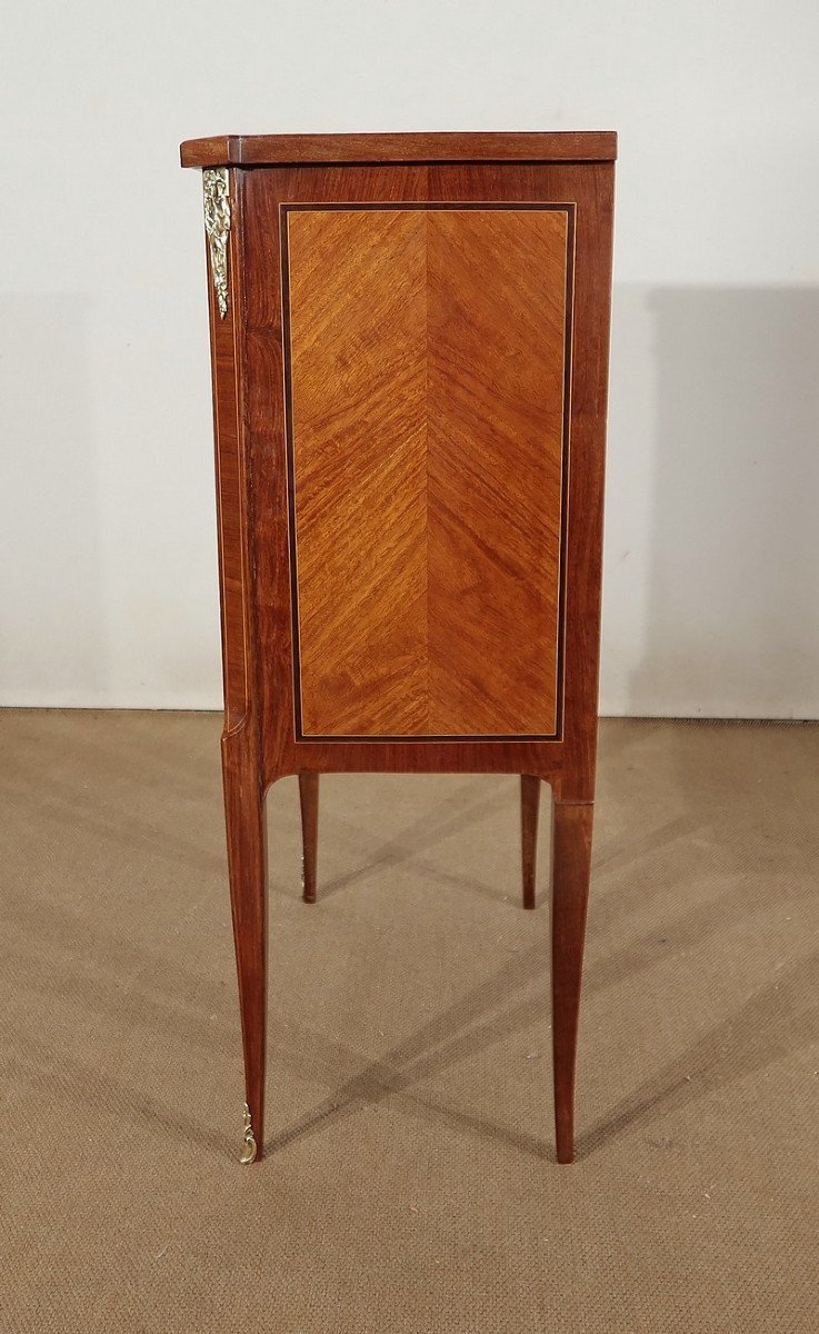 Small In-between Cabinet In Precious Wood, Louis XV / Louis XVI Transition Style - Early 20th Century-photo-7