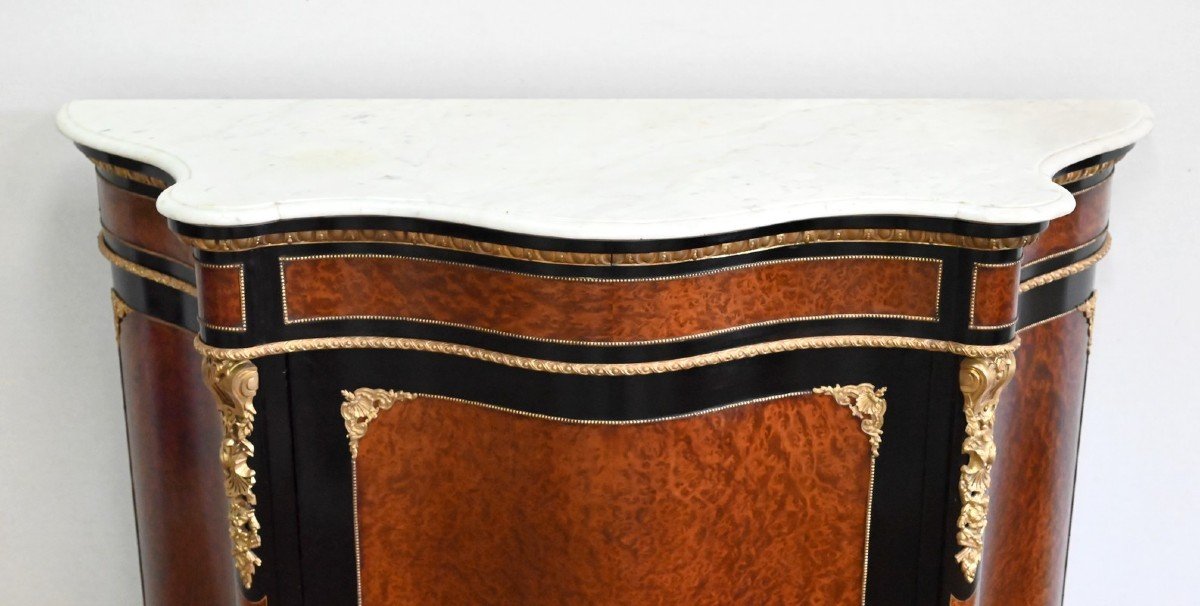 Buffet D’appui En Loupe De Thuya, époque Napoléon III – Milieu XIXe-photo-1