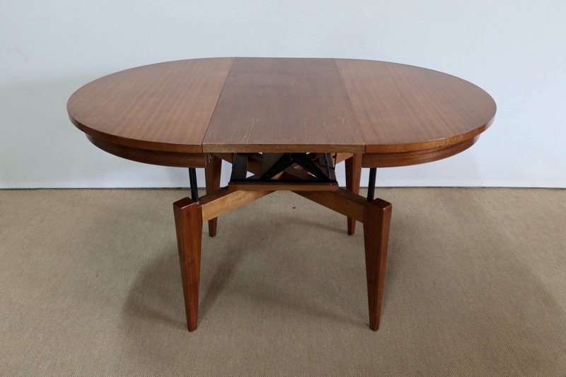 “raise And Lower” Table In Mahogany – 1970s-photo-2