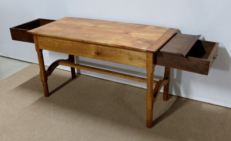Rectangular Table In Solid Cherry - Mid Nineteenth-photo-3