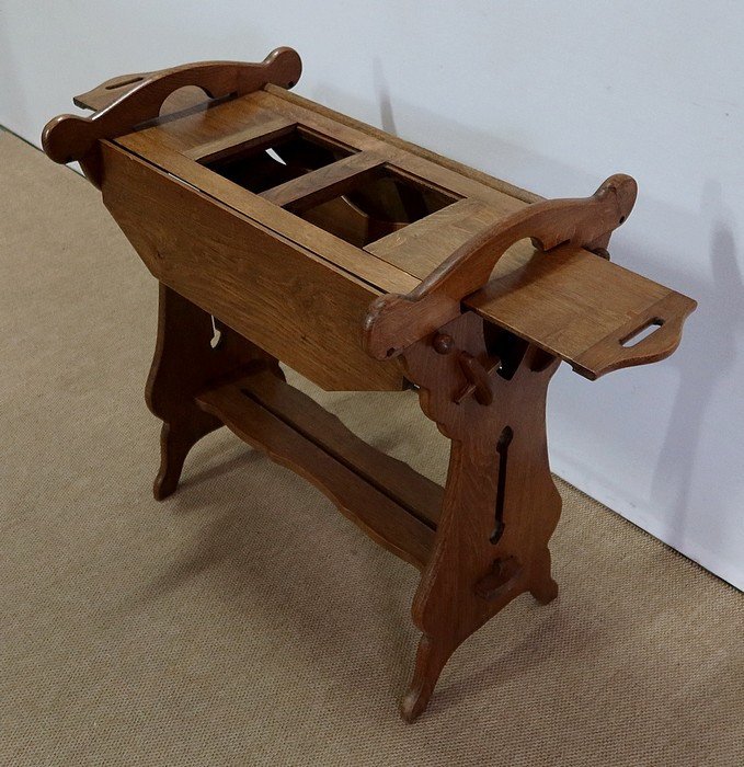 Small System Table, In Solid Oak - 1920-photo-3