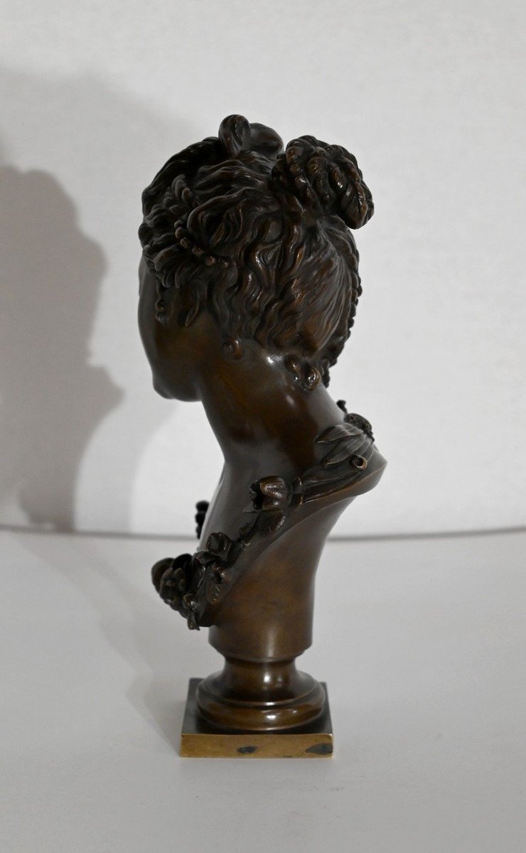 Bronze, Buste De Dame – Fin XIXe-photo-4