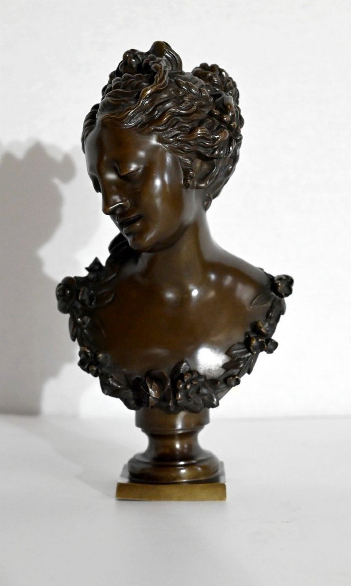 Bronze, Buste De Dame – Fin XIXe
