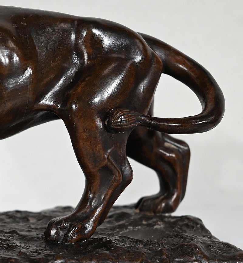 Régule « lion marchant » D’après E. Delabrierre – 1900-photo-5