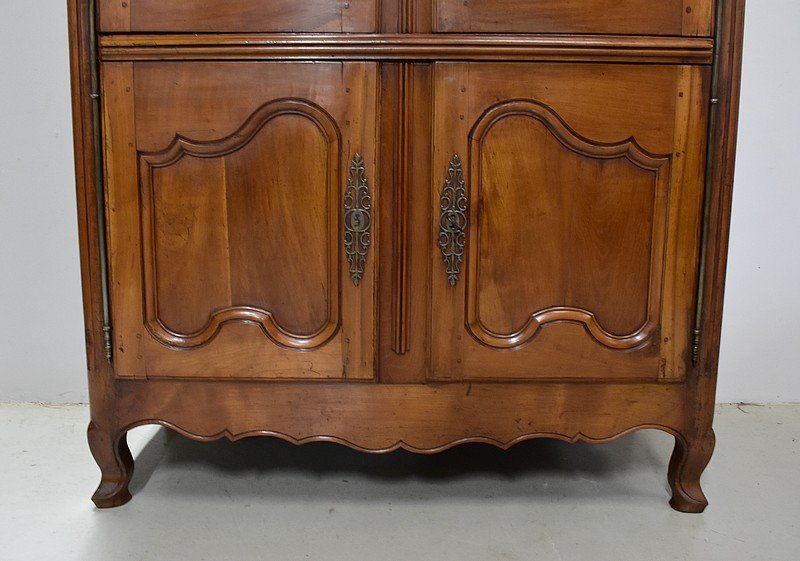 Important Quatre Portes De Propriété, Régional, En Merisier Roux, époque Louis XV - Fin XVIIIe-photo-6