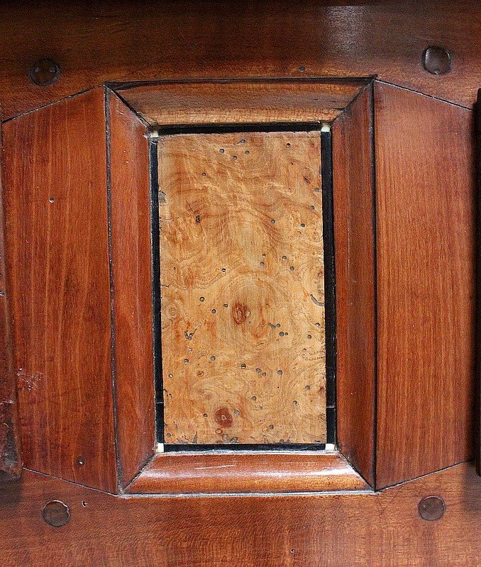 Cabinet In Roux Cherry, Louis XV Style, Vendée Region - 1st Part Nineteenth-photo-1