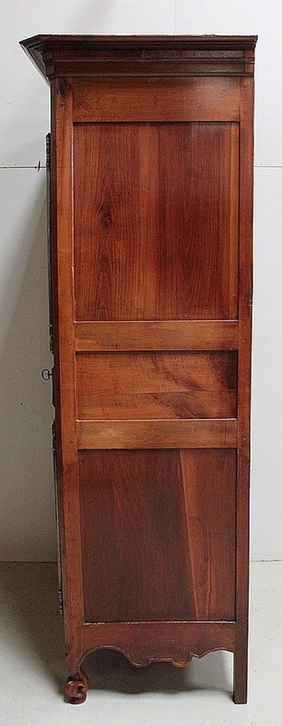 Cabinet In Roux Cherry, Louis XV Style, Vendée Region - 1st Part Nineteenth-photo-6