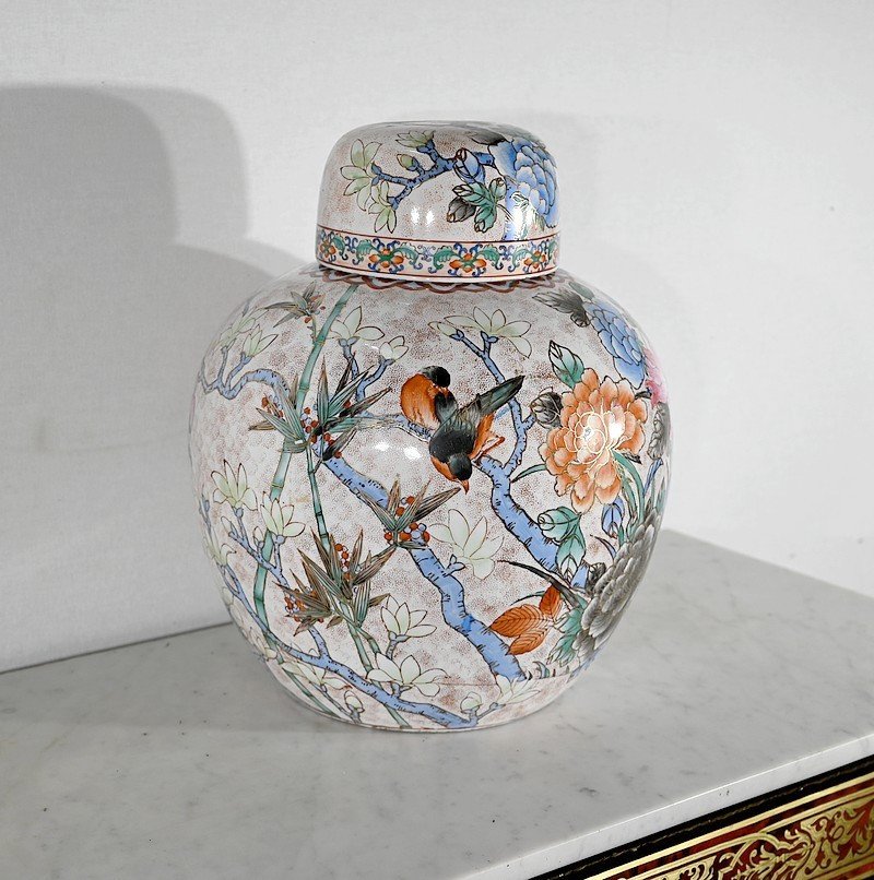 Important Lidded Jar, China - Early 20th Century-photo-2