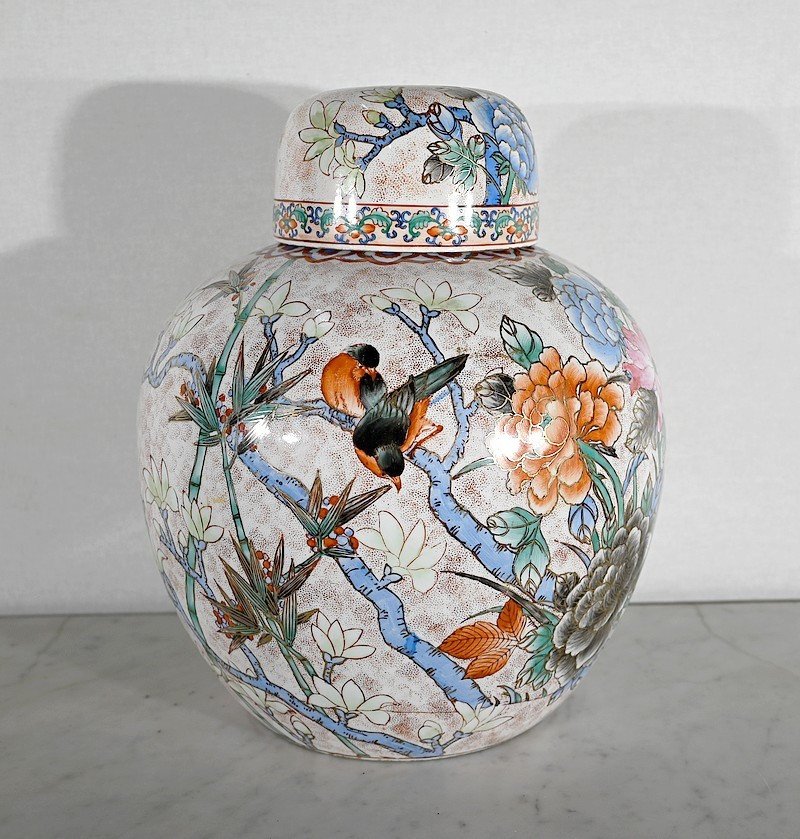 Important Lidded Jar, China - Early 20th Century-photo-4