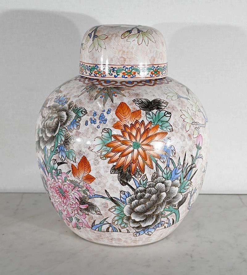 Important Lidded Jar, China - Early 20th Century-photo-8