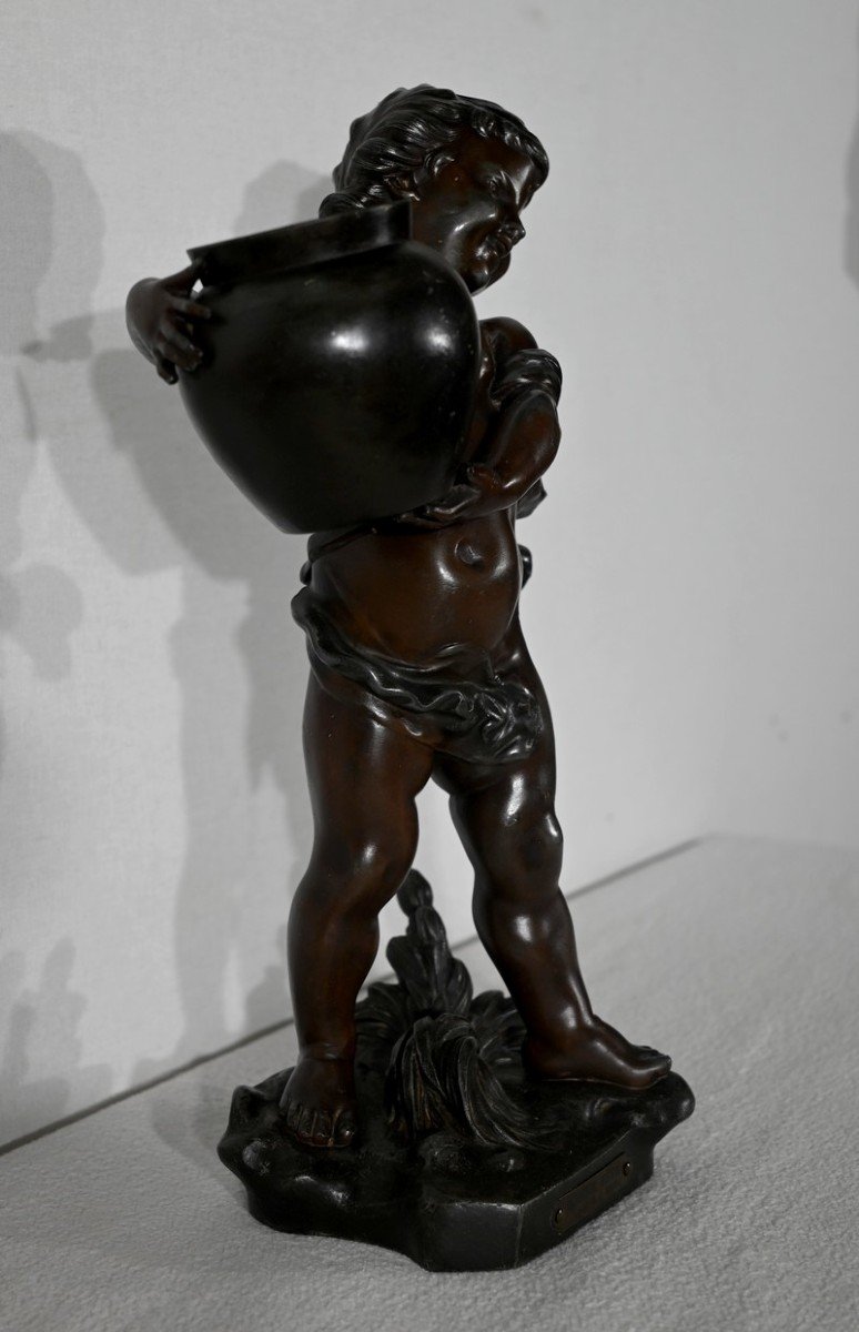 “happy Birthday” Spelter, By Aj Scotte – Late 19th Century-photo-2