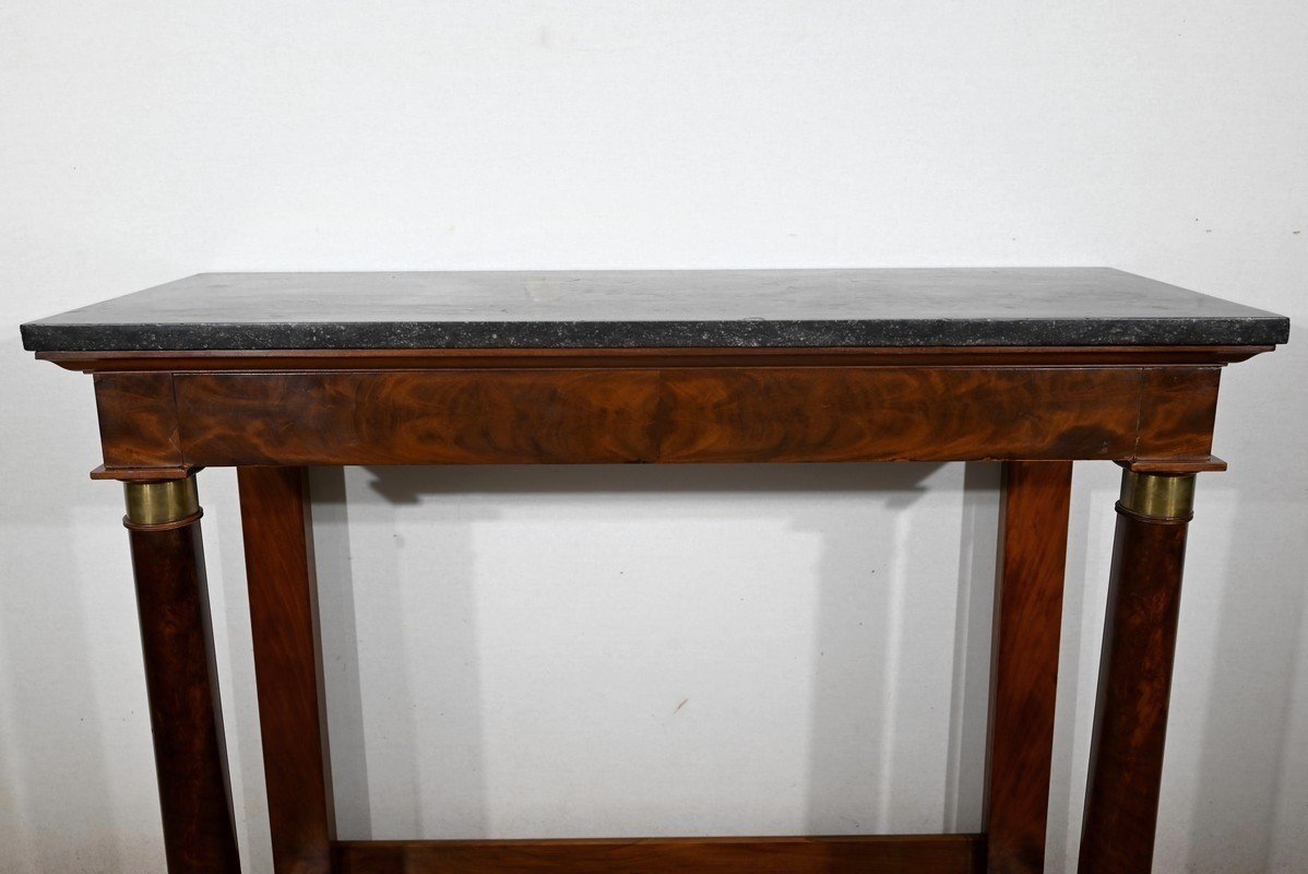 Console In Bramble Mahogany, Empire Period - Early Nineteenth-photo-1