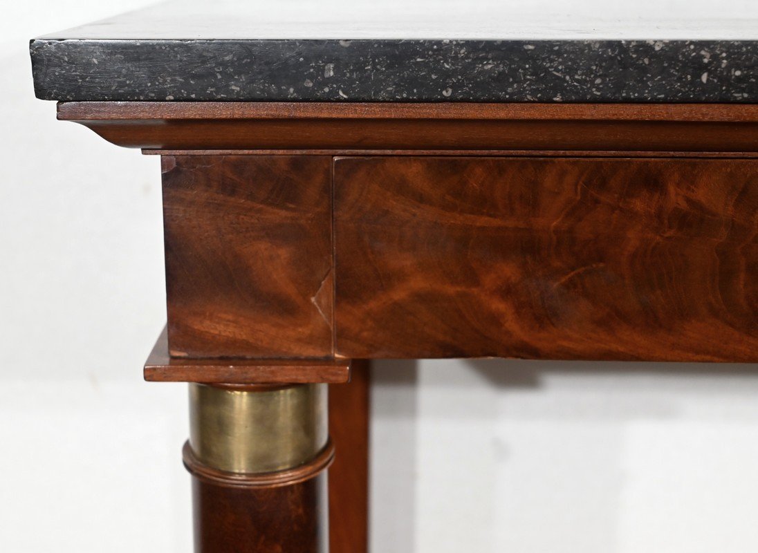 Console In Bramble Mahogany, Empire Period - Early Nineteenth-photo-2