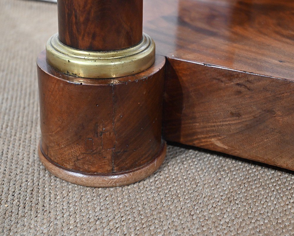 Console In Bramble Mahogany, Empire Period - Early Nineteenth-photo-4