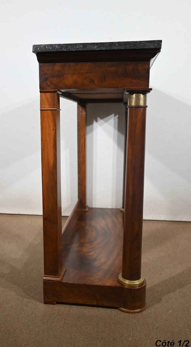 Console In Bramble Mahogany, Empire Period - Early Nineteenth-photo-5