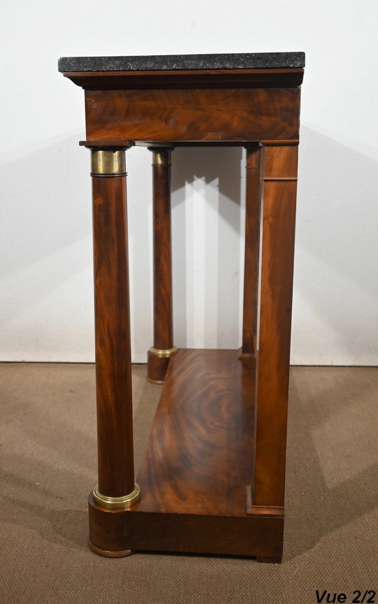 Console In Bramble Mahogany, Empire Period - Early Nineteenth-photo-6