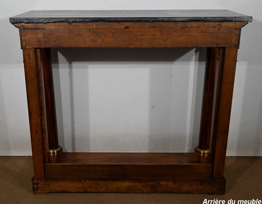 Console In Bramble Mahogany, Empire Period - Early Nineteenth-photo-7
