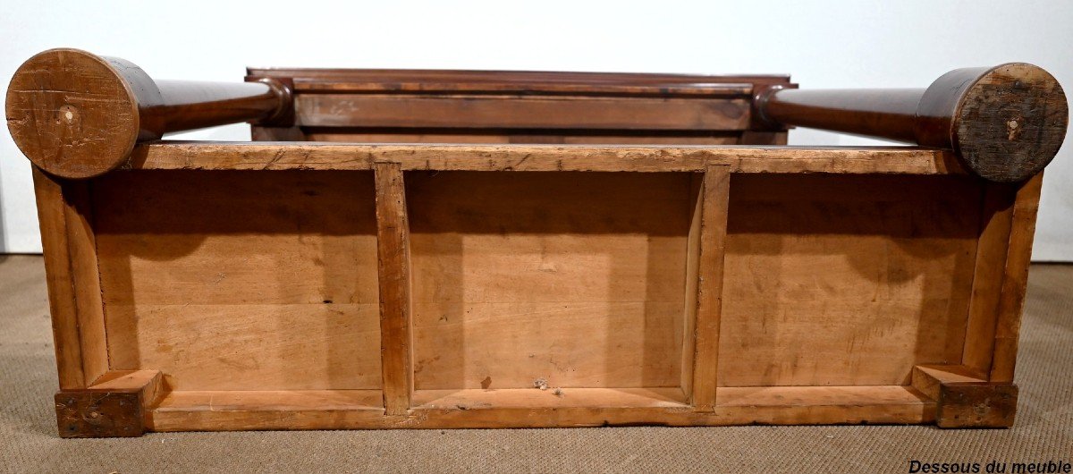 Console In Bramble Mahogany, Empire Period - Early Nineteenth-photo-8