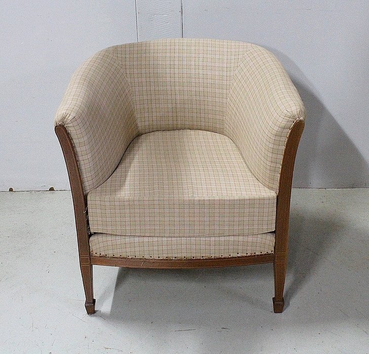 Fauteuil En Acajou, Art Déco – 1930